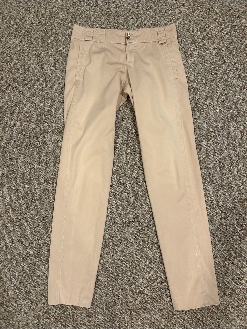 Gucci Straight-Leg Pants in Beige